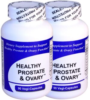 Salud Prostática y Ovario suplemento herbal 180 cápsulas Get Well Natural
