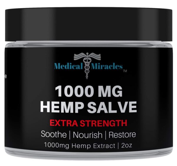 Version 1.0.0 Frente del ungüento de cannabis 1000 mg