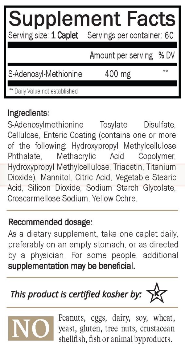 Version 1.0.0 SAM-e para salud articular y bienestar