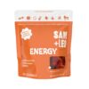 Version 1.0.0 SAM+LEO Energy Gummies frasco y etiqueta