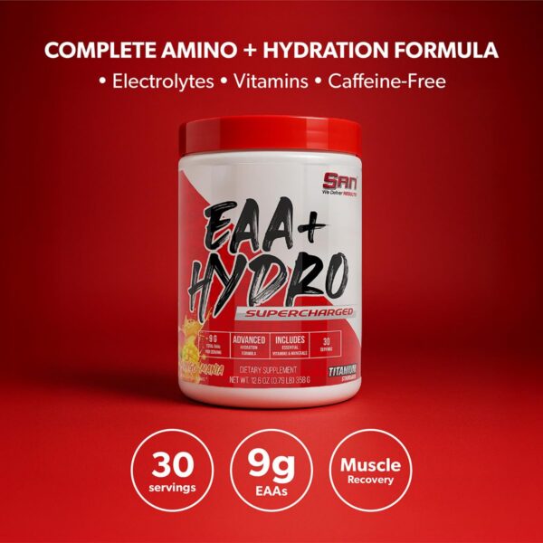 SAN EAA Hydration etiqueta lateral