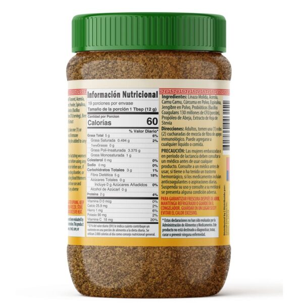 Version 1.0.0 Envase con información nutricional