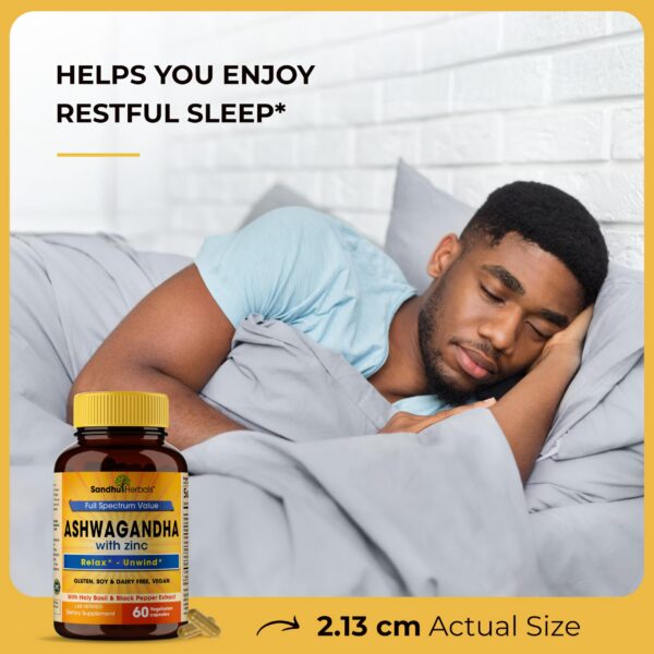 Sandhu Herbal cápsulas con albahaca santa y pimienta negra