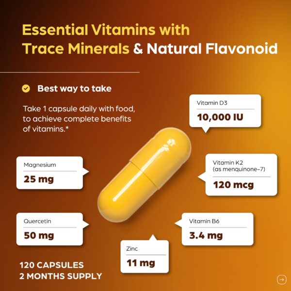 Capsulas transparentes de Sandhu's D3 K2 Magnesio