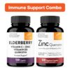 Sandhu's Elderberry Zinc Quercetina Cápsulas botella