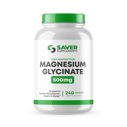 Etiqueta Saver Supplements Magnesio Glycinato