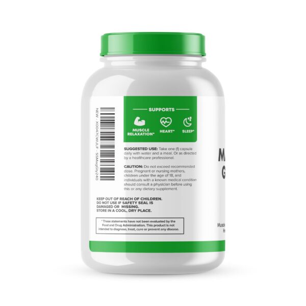 Frasco y cápsulas en primer plano