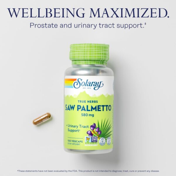 Version 1.0.0 Saw Palmetto 580 mg apoyo saludable de tracto urinario