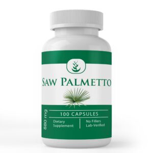 Saw palmetto cápsulas suplemento natural PURE ORIGINAL INGREDIENTS