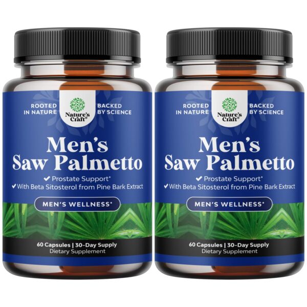 Version 1.0.0 Saw palmetto suplemento para hombres salud prostática y cabello