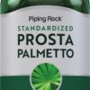 Botella de Saw Palmetto Piping Rock 120 cápsulas para próstata