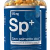 Frasco de Saw Palmetto Plus para salud prostática masculina