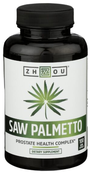 Saw Palmetto salud prostata ZHOU NUTRITION frasco 100 cápsulas
