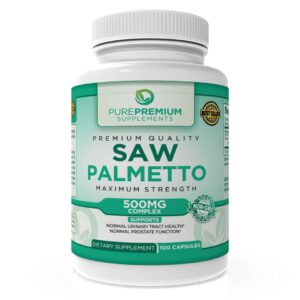 Saw Palmetto suplemento salud prostática y cabello 100 tabletas