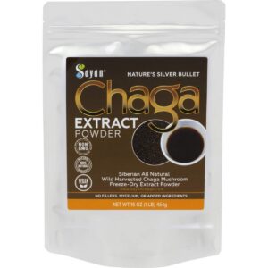 Sayan polvo extracto hongo chaga 1 libra envase
