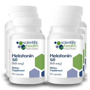 Scientific Health Solutions melatonina 60 mg caja 6 paquetes