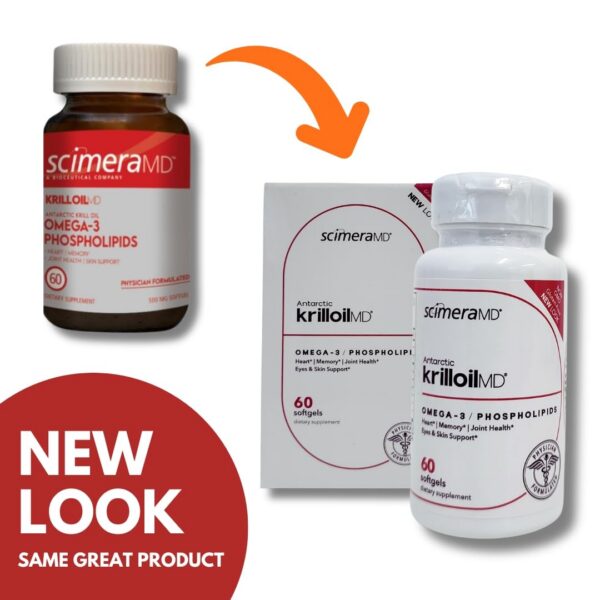 Cápsulas blandas Scimera KrillOilMD