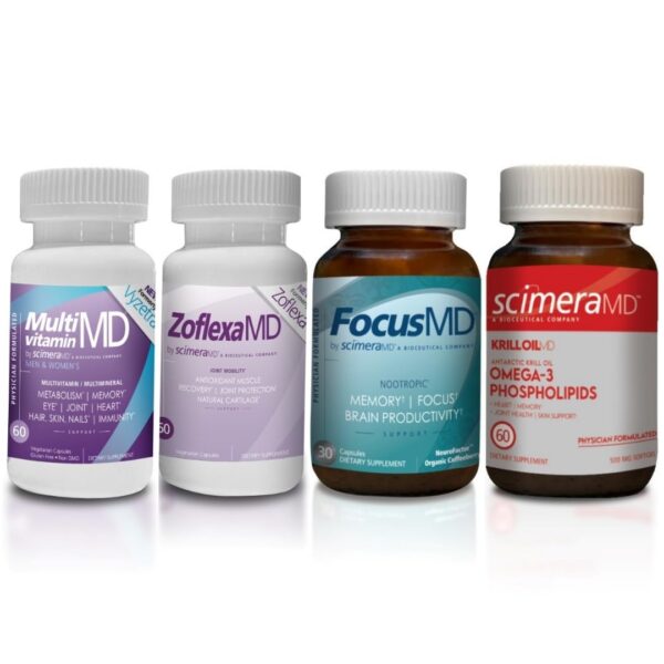 Frente del paquete Scimera valor pack