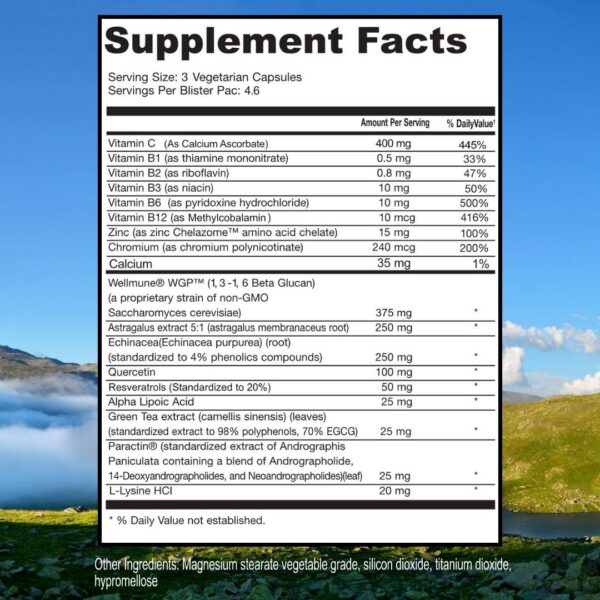 ScimeraMD Scimune suplemento cápsulas y blister