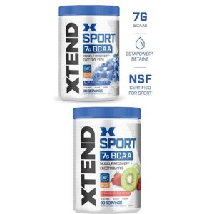 Version 1.0.0 Scivation Xtend Hydrasport polvo etiqueta frontal