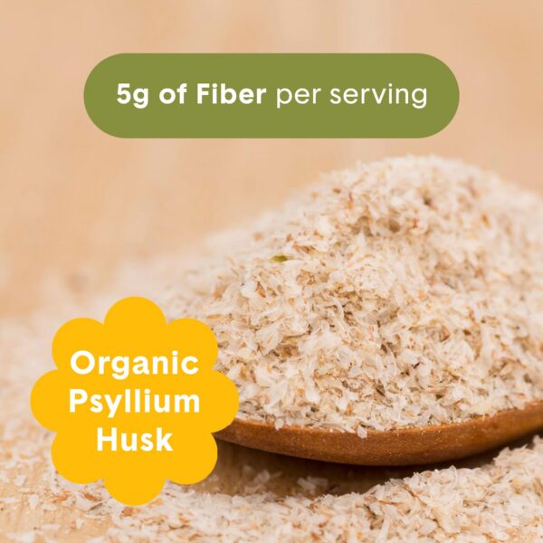 Scoop de polvo de fibra Bellway con psyllium orgánico