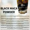 Scoop con polvo de maca negra peruana