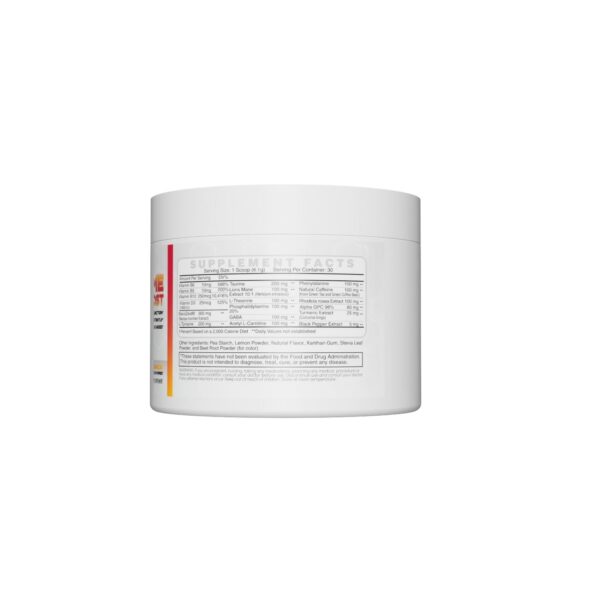 Scoop del suplemento Nootro-Prime polvo sabor fresa y limón