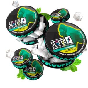 Scooper Energy sobres sabor menta fresca 12 unidades pack 5
