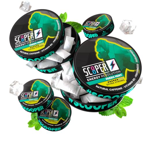 Scooper Energy sobres sabor menta fresca 12 unidades pack 5