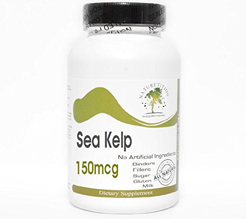 Frente de Sea Kelp 150 mcg cápsulas