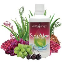 SeaAloe jugo de aloe vera con extractos botánicos para digestión