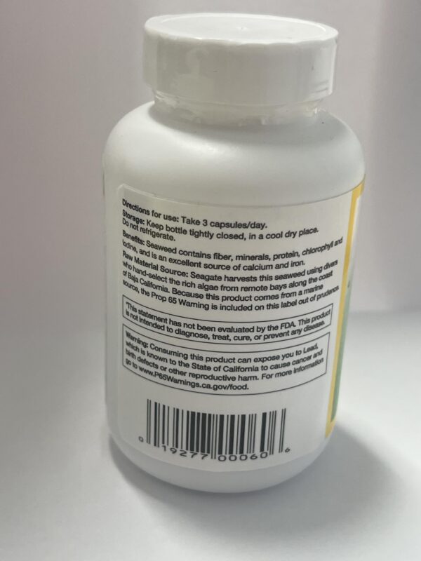 Detalle de etiqueta Seagate Seaweed