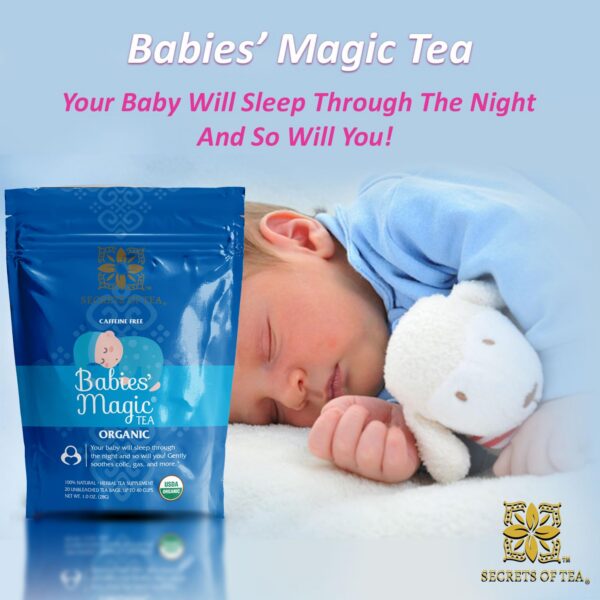 Secrets of Tea Baby té natural para alivio de gases en bebés