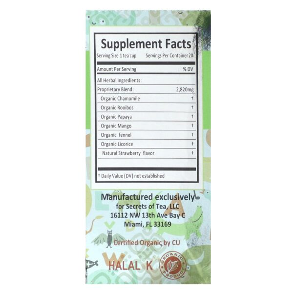 Secrets of Tea té mágico niños sachets y caja