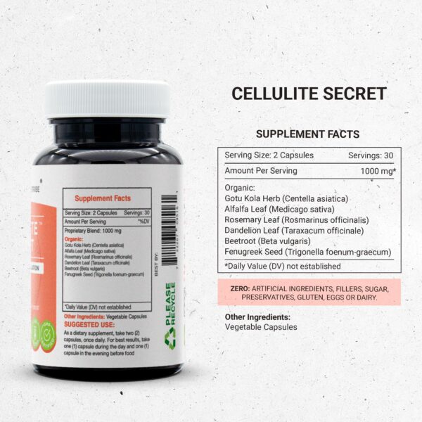 Frasco con cápsulas Secrets of the Tribe