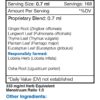 Version 1.0.0 Etiqueta del suplemento Herbal sin alcohol para respiración