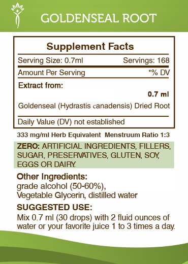 Secrets of the Tribe goldenseal raíz tintura pureza certificada