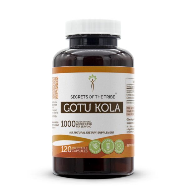 Secrets of the Tribe Gotu Kola 120 cápsulas natural