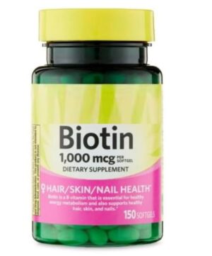 SEDLAV Biotina 1000 mcg cápsulas blandas apoyo cabello piel uñas