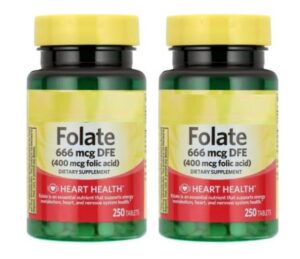 Frasco de SEDLAV Folato 400 mcg tabletas