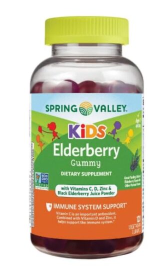 Paquete de gomitas vegetarianas SEDLAV con vitamina C y saúco