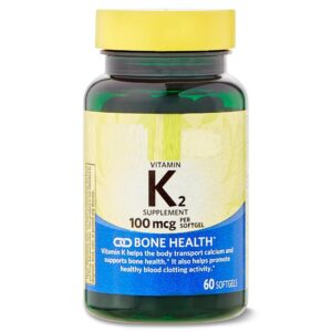 Envase frontal de SEDLAV K2 MK-7 cápsulas blandas