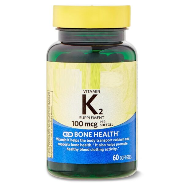 Envase frontal de SEDLAV K2 MK-7 cápsulas blandas