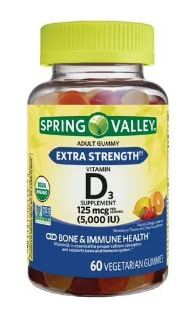 Gomitas vitamina D3 extra fuertes SEDLAV 60 unidades sabor frutas