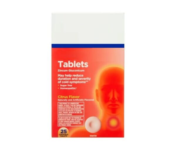 Sedlav zinc disolucion rapida tableta masticable naranja frasco 150