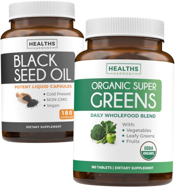 Paquete Seed & Sprout con Aceite de Semilla Negra y Super Greens