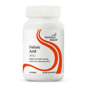 Seeking Health Ácido Folínico 1360 mcg caja 60 pastillas vegano