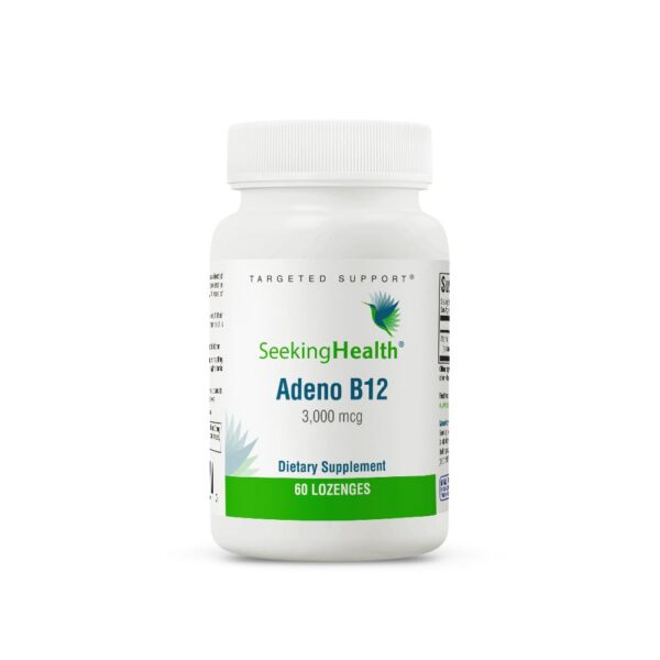Seeking Health Adeno B12 suplemento vegano 60 pastillas