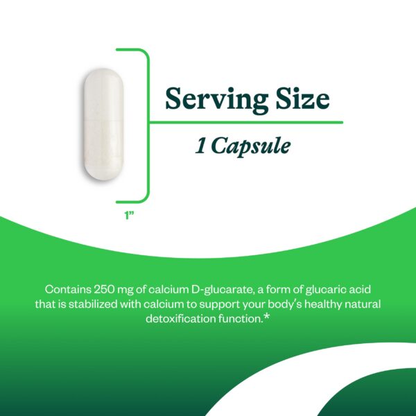 Lista de ingredientes de Seeking Health Calcium D-Glucarate