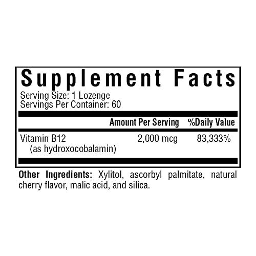 Embalaje de Seeking Health Hydroxo B12 60 pastillas veganas